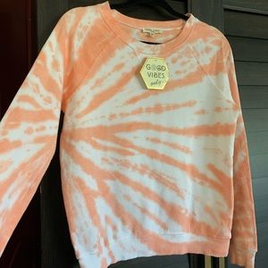 Light Pink Tie Dye Sweater